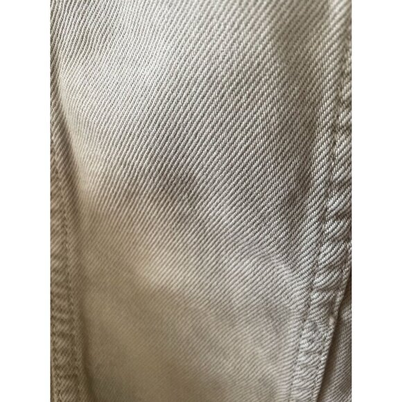 NWT Mara Hoffman Amal Beige Oatmeal Denim Cropped Top Tank Size 4 - Picture 9 of 12